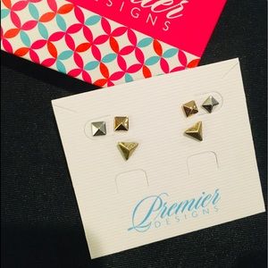 Premier Designs - Set of 3 Earrings